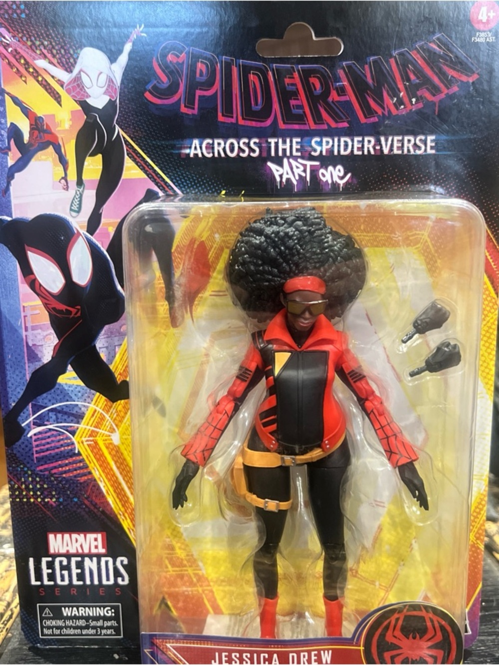 Hasbro Spider-Man Marvel Legends Jessica Drew Action Figure - Red, Black, Gold